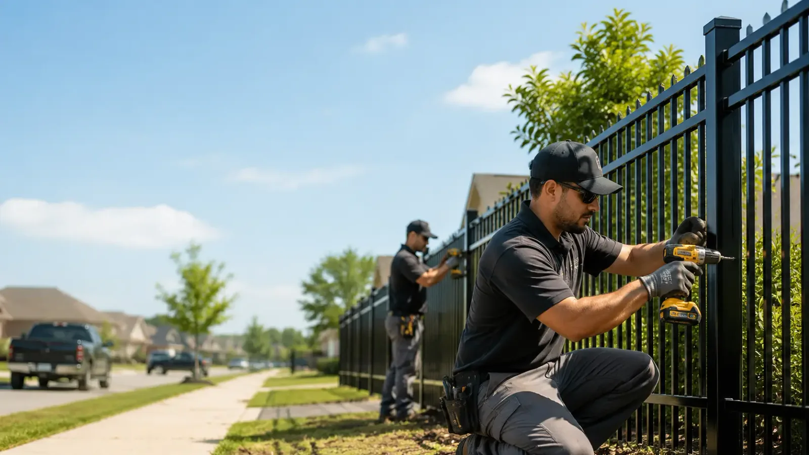 Metal Fence Installation in Bridgeport, OH